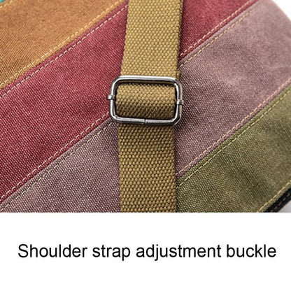 Multi Layer Canvas Crossbody Bag For Women Simple Design