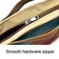 Multi Layer Canvas Crossbody Bag For Women Simple Design