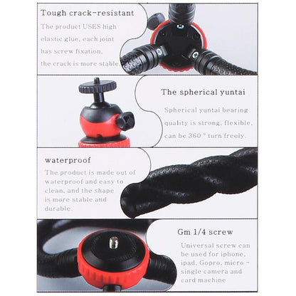 Flexible Mini Tripod with Ball Head for Slr Gopro Dji and Other Action Cameras - 30cm x 5cm