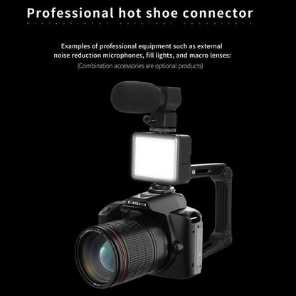 Dual-Camera Night Vision 64 Million Pixel High-Definition Wifi Digital Camera Standard & Fill Light - Standard+Light+Lens+Mic+Bracket