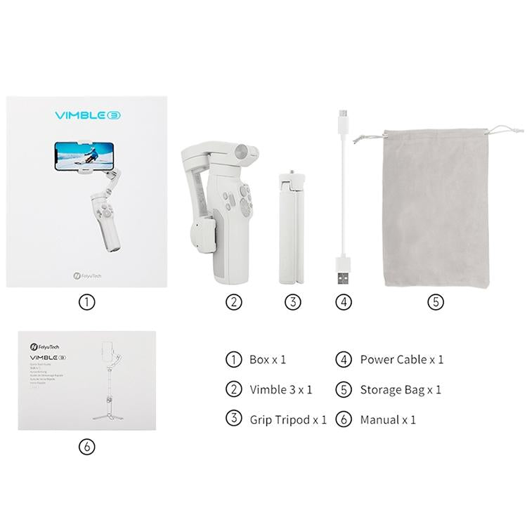Vimble 3 Handheld Stabilizer - Three-axis Gimbal with Anti-shake Technology