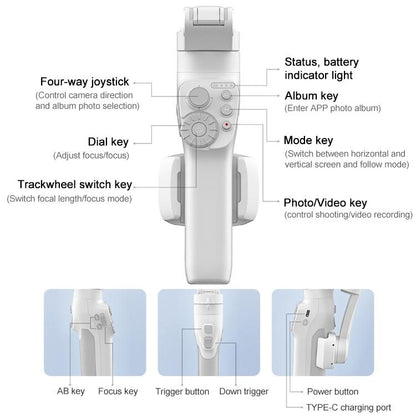 Vimble 3 Handheld Stabilizer - Three-Axis Gimbal With Anti-Shake Technology