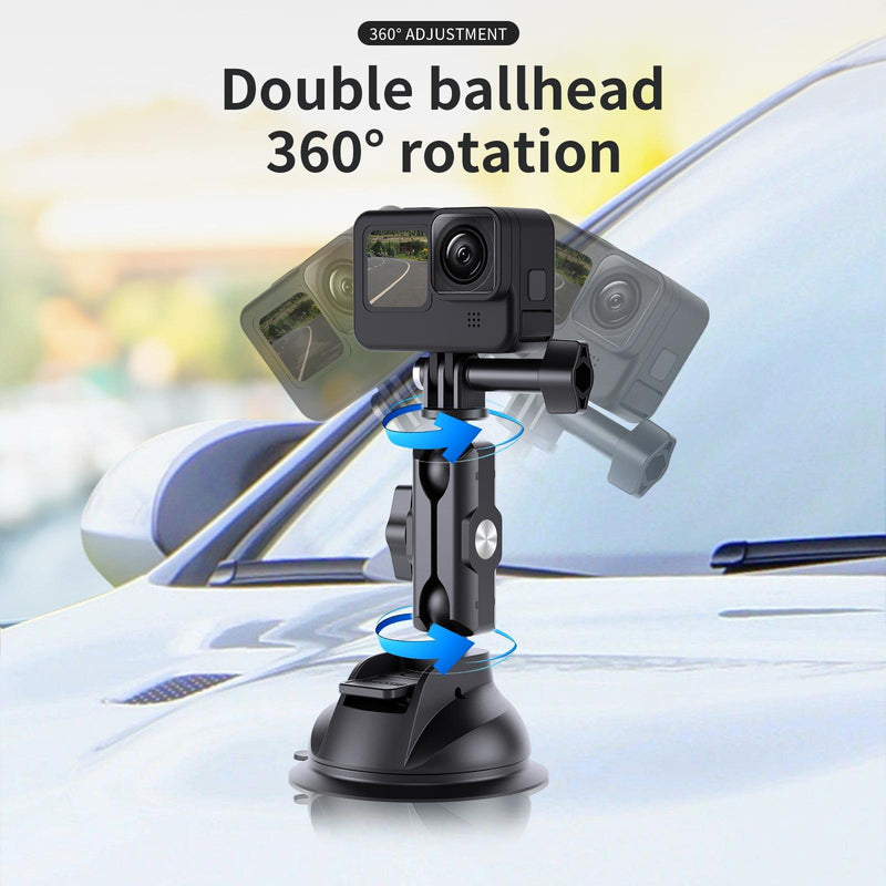 Adjustable 360 Degree Suction Cup for Car Action Cameras