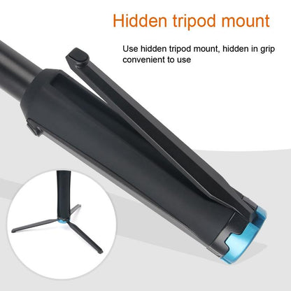 Foldable Tripod Selfie Stick For Action Cameras - 23.5-81Cm Length