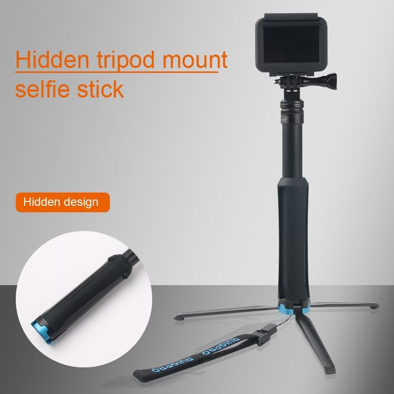 Foldable Tripod Selfie Stick for Action Cameras - 23.5-81cm Length
