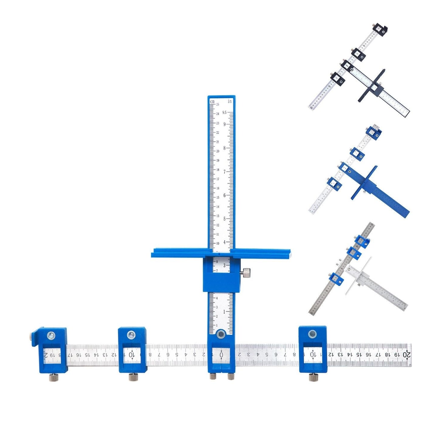 Aluminum Punch Locator for Cabinet Doors -all Aluminum Alloy Black