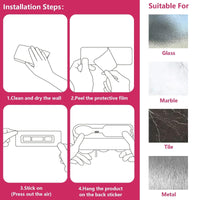 Wall Mounted Hair Dryer Bracket Storage Rack Black Nickel - Ordinary Elegant Bronze