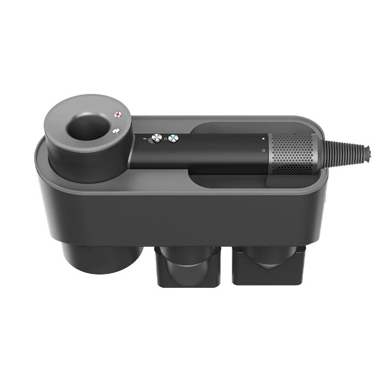 Wall Mounted Hair Dryer Bracket Storage Rack Black Nickel - Ordinary Black Nickel