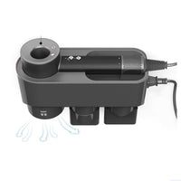Wall Mounted Hair Dryer Bracket Storage Rack Black Nickel - Ordinary Black Nickel