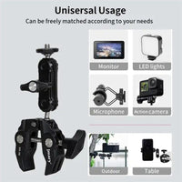 Aluminum Handlebar Magic Arm Rod Mount with Crab Clamp