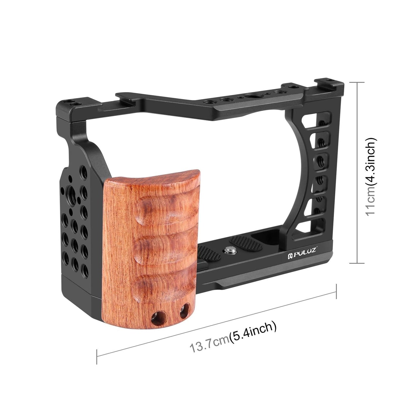 Sony Zv-E1 Camera Cage Stabilizer With Wood Handle