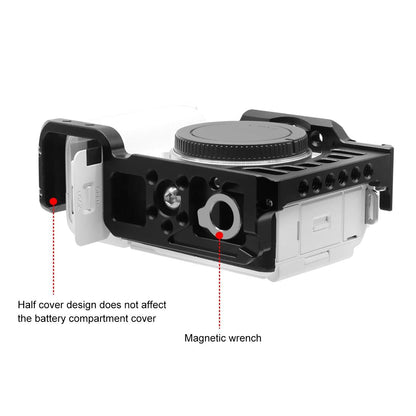 Sony Zv-E1 Camera Cage Stabilizer With Wood Handle