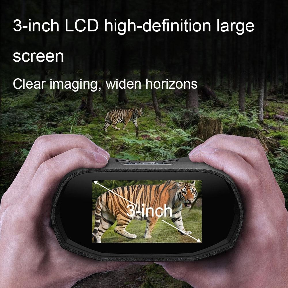 Portable Digital Night Vision Binoculars With 3-Inch Hd Lcd Screen