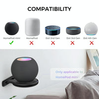 Ahastyle Smart Speaker Stand for Apple Homepod Mini - Black