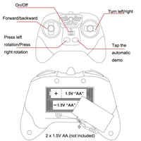 Amphibious Stunt Rc Car - Double-sided Rolling - 2.4g - Electric - Kids' Toy - Red