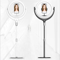 12 Inch Desktop Fill Light Beauty Bracket for Landing Headlights - White