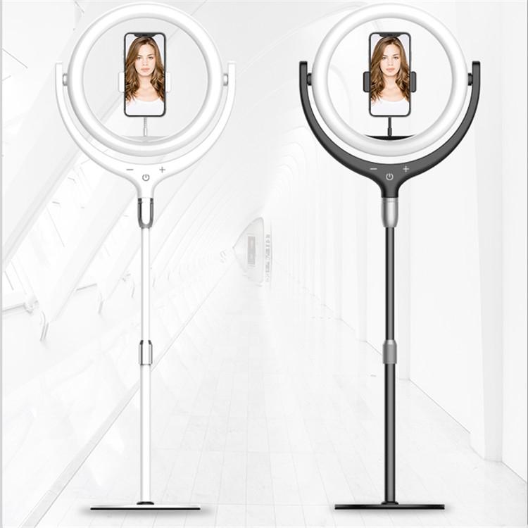 12 Inch Desktop Fill Light Beauty Bracket for Landing Headlights - White