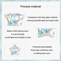 925 Sterling Silver Zircon Mini Star Bracelet