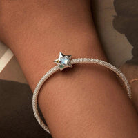 925 Sterling Silver Zircon Mini Star Bracelet