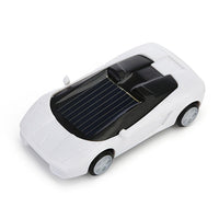 3-piece Solar Mini Car Racer Toy for Kids - Powered by the Sun - Black