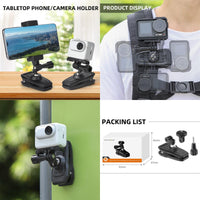 360 Degree Swivel Backpack Clip for Magnetic Action Camera Mount