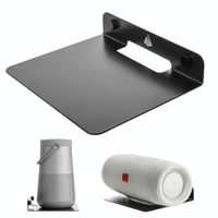 Wall Storage Bracket for Bluetooth Speaker - Universal Size Black