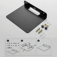 Wall Storage Bracket for Bluetooth Speaker - Universal Size Black