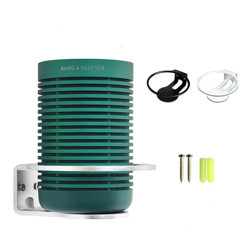 Wall-mounted Metal Speaker Bracket for Easy Exploration - Black