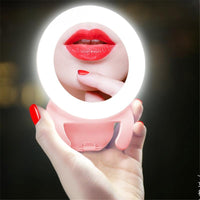 Portable Handheld Live Light for Mobile Self-timer - Pink