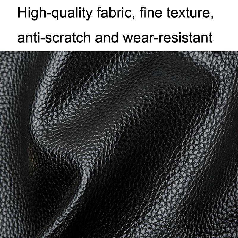 Leather Travel Backpack - Anti-theft Compact - Red