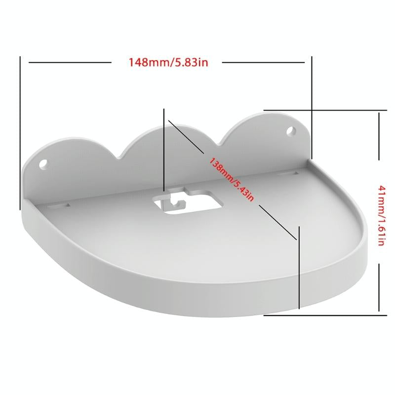 Wall Mount Set for Amazon Echo Dot 4 - 2 Pieces - White