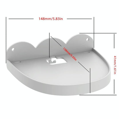 Wall Mount Set for Amazon Echo Dot 4 - 2 Pieces - White