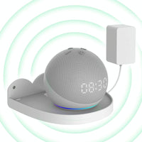 Wall Mount Set for Amazon Echo Dot 4 - 2 Pieces - White