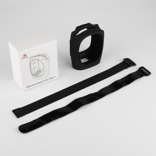 Silicone Case with Straps for Jbl Clip 4 Bluetooth Speaker - Black