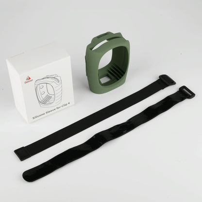 Silicone Case with Straps for Jbl Clip 4 Bluetooth Speaker - Black