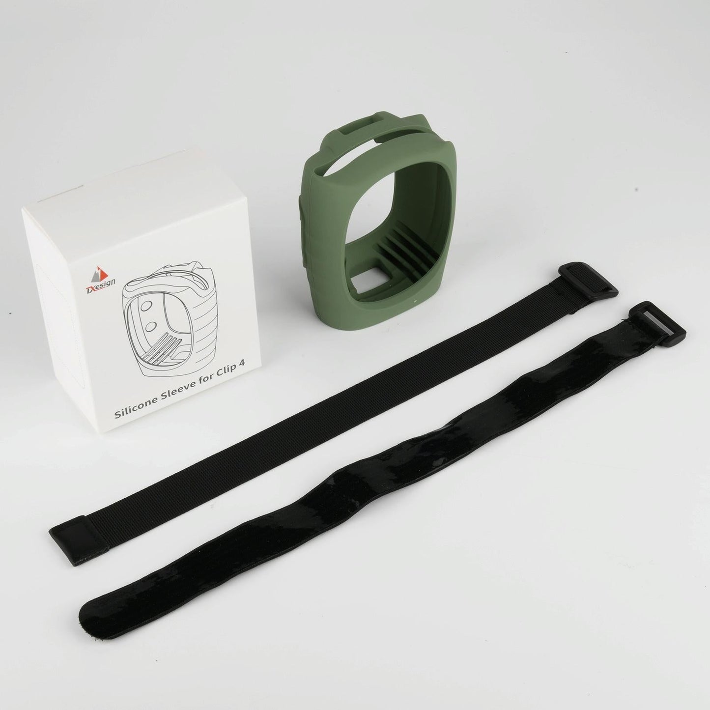 Silicone Case with Straps for Jbl Clip 4 Bluetooth Speaker - Black