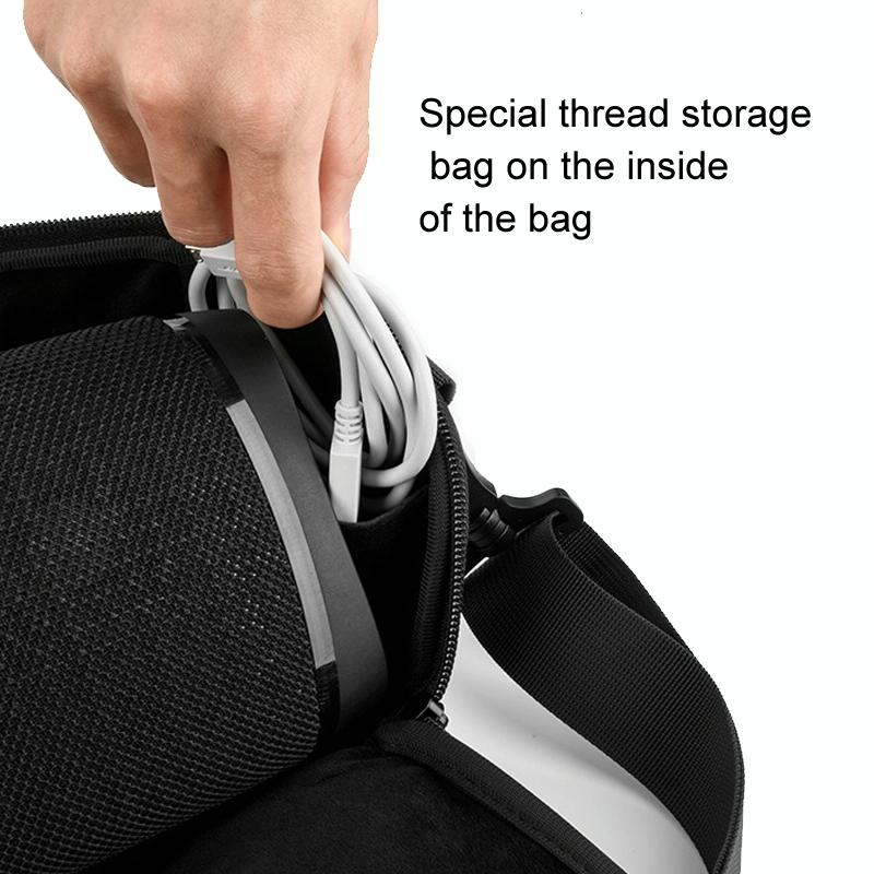 Sony Srs-xb43 Speaker Bag - Travel Storage Crossbody - Black