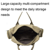 Waterproof Outdoor Laptop Bag Single Shoulder - Khaki