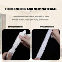 10 Pack Disposable Air Conditioner Dust Cover Large 70X145Cm White