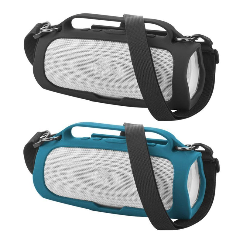 Shockproof Silicone Cover for Jbl Charge4 Bluetooth Speaker - Black