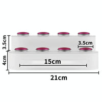 8-attachment Dyson Airwrap Storage Rack in Rose Red