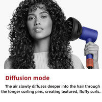 2 In 1 Diffuser For Dyson Hd01 Hd16 Hair Dryers Wave+Curl Attachment Gray
