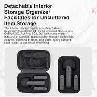 Hard Shell Storage Bag for Insta360 X4 Camera - Gray