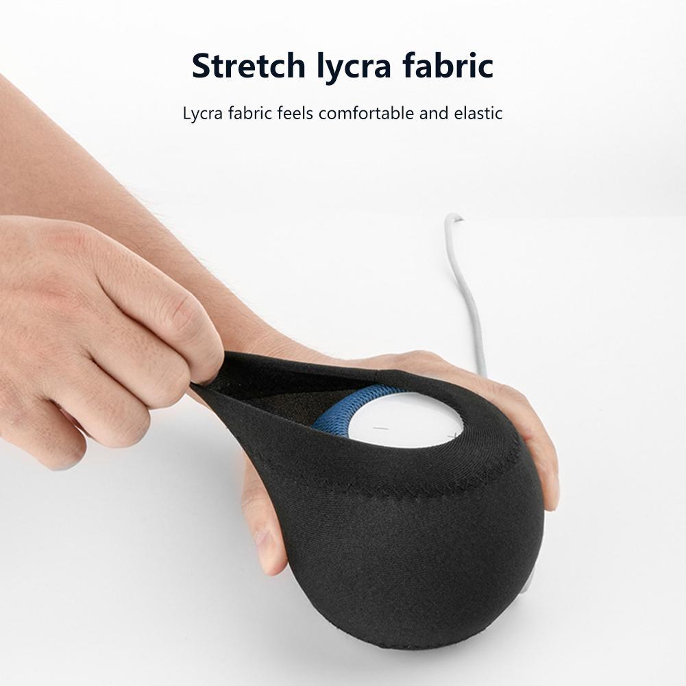 Protective Cloth Cover for Homepod Mini Speaker - Set of 2 - Light Gray