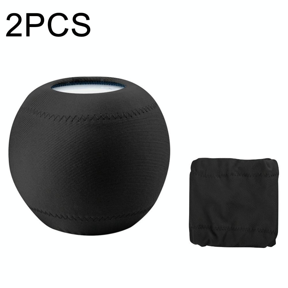 Protective Cloth Cover for Homepod Mini Speaker - Set of 2 - Light Gray