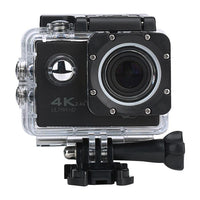 Waterproof 4k Action Camera for Cycling and Diving - Black