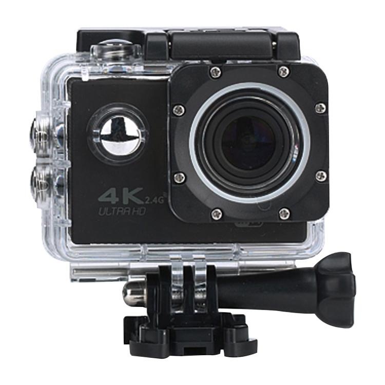 Waterproof 4k Action Camera for Cycling and Diving - Black