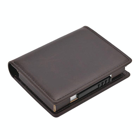 Rfid Blocking Short Wallet with Automatic Pop Up - Black