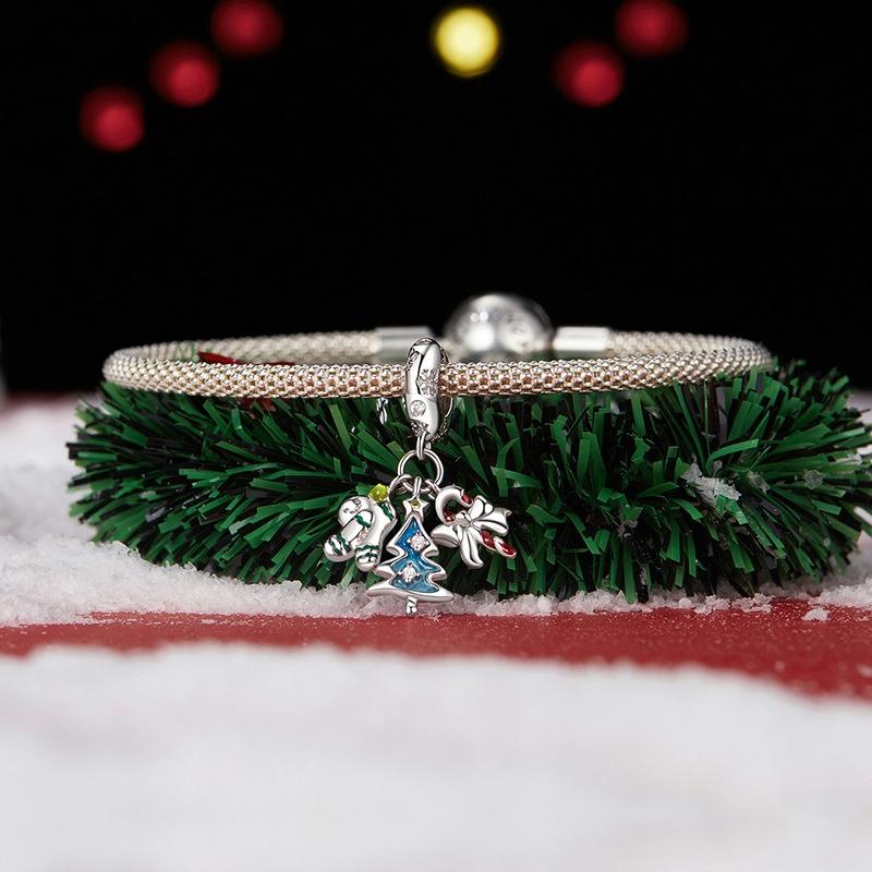 925 Sterling Silver Gingerbread Man Pendant Scc2914