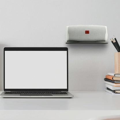 Bluetooth Speaker Wall Storage Bracket - Home Living Room Organizer - White